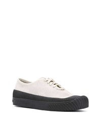 Stone Island Lace Up Low Top Sneakers