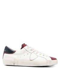 Philippe Model Paris Logo Patch Leather Sneakers