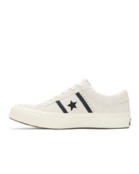 Converse Off White Suede One Star Academy Sneakers