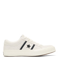 Converse Off White Suede One Star Academy Sneakers