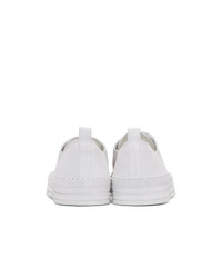 Ann Demeulemeester Off White Suede Roccia Sneakers