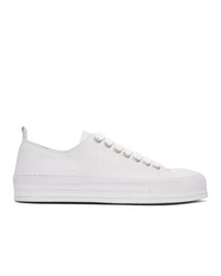 Ann Demeulemeester Off White Suede Roccia Sneakers