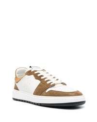 Closed Panelled Leather Low Top Sneakers