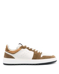 Closed Panelled Leather Low Top Sneakers