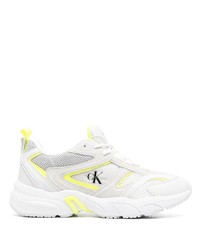 Calvin Klein Jeans Panelled Leather Sneakers