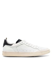Officine Creative Perforated Low Top Sneakers