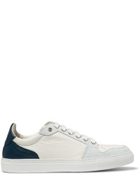 Ami Suede Trimmed Leather Sneakers