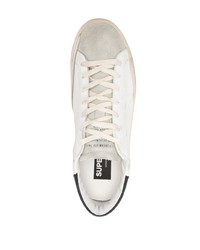 Golden Goose Super Star Distressed Lace Up Sneakers