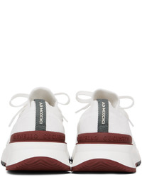 Brunello Cucinelli White Knit Sneakers