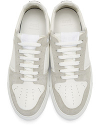 AMI Alexandre Mattiussi White Lace Up Sneakers