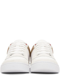 Burberry White Reeth Sneakers