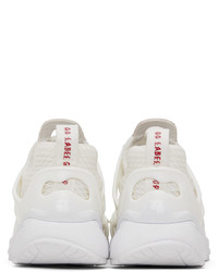 44 label group White Symbiont Sneakers
