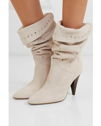 Isabel Marant L Studded Suede Knee Boots