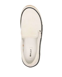 Bally Slip On Low Top Suede Sneakers