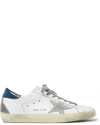 Golden Goose Deluxe Brand Superstar Distressed Suede And Leather Sneakers