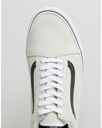 Vans Old Skool Suede Sneakers In White V004ojjt4