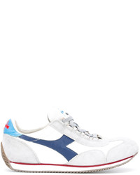 Diadora Panelled Lace Up Trainers