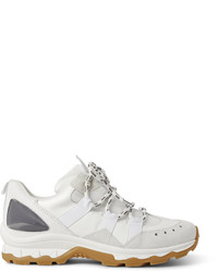 Givenchy Panelled Leather Suede And Mesh Sneakers