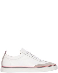 Thom Browne Pebble Leather Suede Sneakers