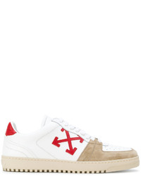 Off-White Ridged Sole Sneakers