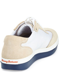 Tommy Bahama Roaderick Suedecanvas Sneaker White