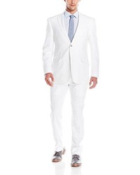 Perry Ellis Two Button Linen Suit