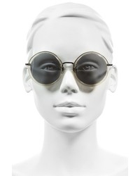 Linda Farrow 51mm Round Sunglasses