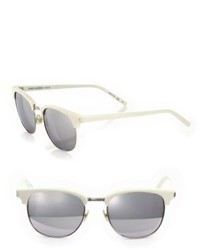 Saint Laurent 52mm Semi Rimless Square Sunglasses