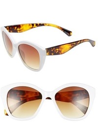 Sole Society 54mm Oversize Cat Eye Sunglasses
