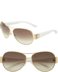 Marc by Marc Jacobs 60mm Metal Aviators With Resin Temples
