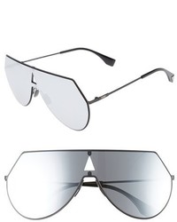 Fendi 99mm Eyeline Aviator Sunglasses