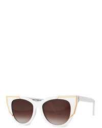 Thierry Lasry Butterscotchy Cat Eye Sunglasses White