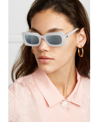Le Specs Damn Square Frame Acetate Sunglasses