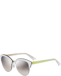 Christian Dior Dior Run Capped Cat Eye Sunglasses