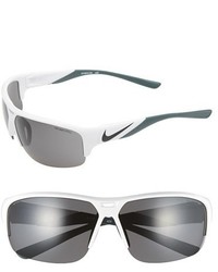 Nike Golf X2 74mm Sunglasses Black Metallic Silver