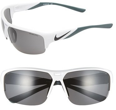 Nike X2 74mm Sunglasses Metallic Silver, $166 | Nordstrom | Lookastic