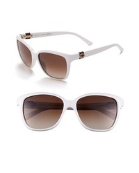 Gucci 56mm Retro Sunglasses White One Size