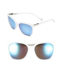Kensie Tori 55mm Polarized Sunglasses White One Size