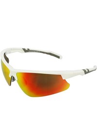 MLC Eyewear 4921rv Whtr White Grey Wrap Sunglasses