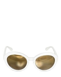 Moschino Rounded Acetate Sunglasses