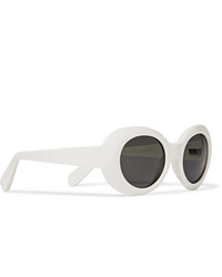 Acne Studios Mustang Oval Frame Acetate Sunglasses