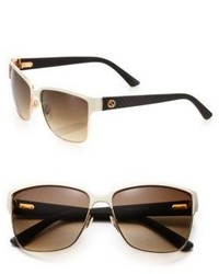 Gucci Oversized 60mm Square Sunglasses