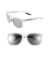 Prada 55mm Square Sunglasses White One Size