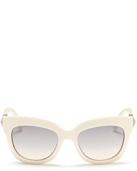 Valentino Rockstud Chunky Cat Eye Frame Acetate Sunglasses