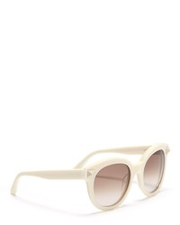 Valentino Rockstud Round Frame Plastic Sunglasses