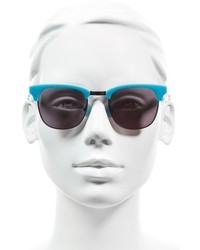 Westward Leaning Vanguard 49mm Sunglasses Slate Shiny Neon Blue