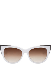 Thierry Lasry White Epiphany Cat Eye Sunglasses