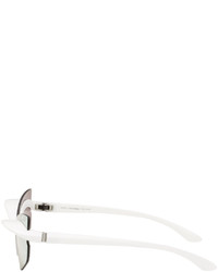 Maison Margiela White Mykita Edition Mmecho004 Sunglasses