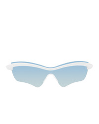 Maison Margiela White Mykita Edition Mmecho005 Sunglasses
