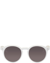 Stella McCartney White Round Sunglasses